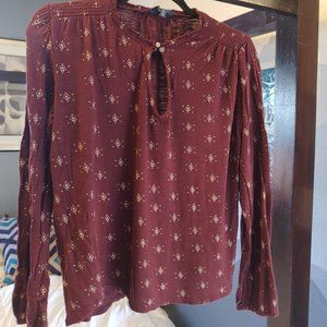 Lucky Brand Long Sleeve Blouse